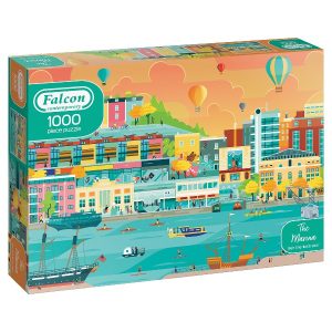 Falcon Contemporary The Marina 1000pc Jigsaw Puzzle (Bristol Floating Harbour)